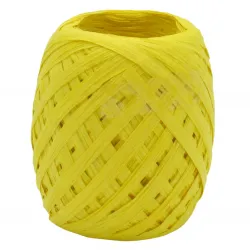 Raffia Ribbon; Yellow